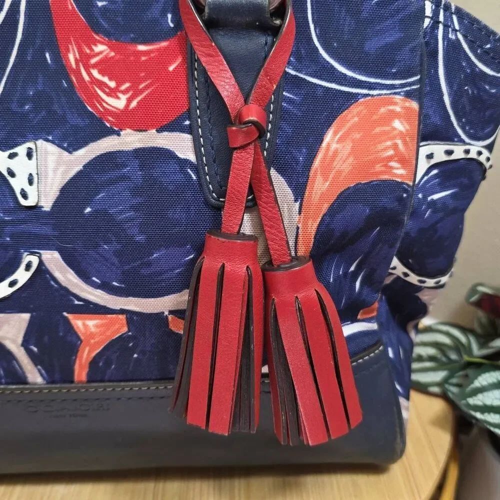 Coach Legacy Heritage Candace Carryall Signature Satchel F19951 Multicolor - Picture 4 of 16